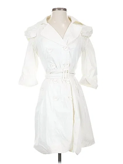 Pre-owned Bebe Cocktail Dress In White