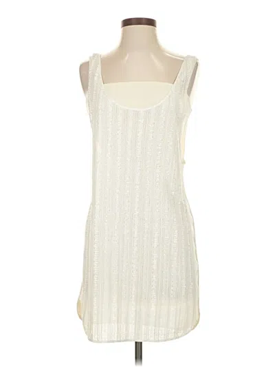 Pre-owned Bebe Cocktail Dress In White