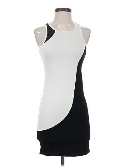 Pre-owned Bebe Cocktail Dress In White
