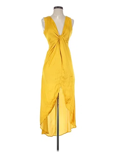Bebe Cocktail Dress In Yellow