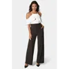 Bebe Cold Shoulder Palazzo Leg Jumpsuit In Multi