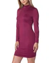 Bebe Crystal Fringe Open Back Mini Dress In Pink