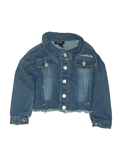 Pre-owned Bebe Kids' Denim Jacket In Blue