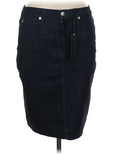 Pre-owned Bebe Denim Skirt In Blue