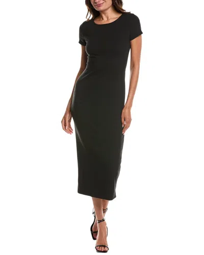 Bebe Donna Ricco Midi Dress In Black
