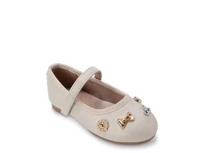 Bebe Dottie Mary Jane Flat Kids' In Taupe