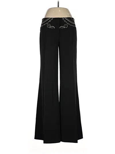 Pre-owned Bebe Dress Pants In Black