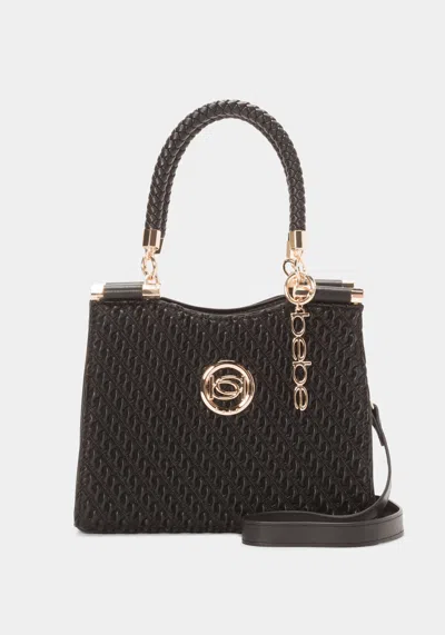 Bebe Erika Mini Shopper In Black