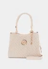 Bebe Erika Mini Shopper In Bone
