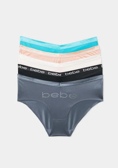 Bebe Five Pack Laser Hipster Set In Laguna