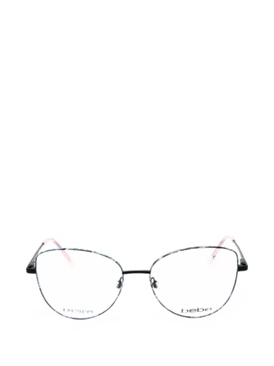 Bebe Floral-pattern Cat-eye Glasses In Blue