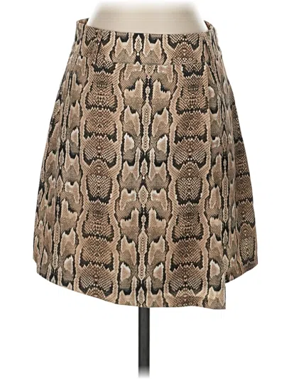 Bebe Formal Skirt In Animal Print