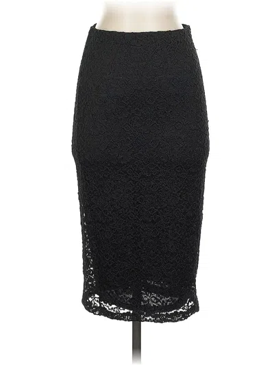 Pre-owned Bebe Formal Skirt In Black