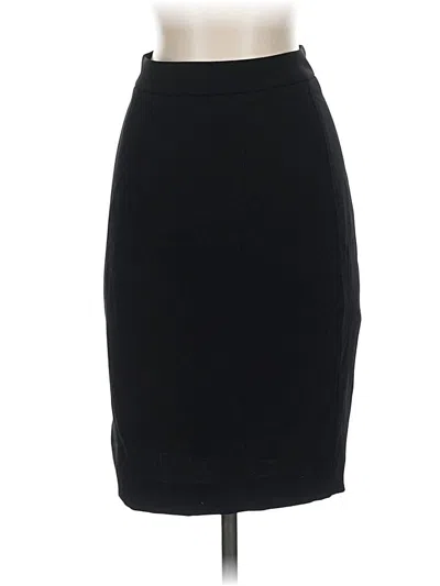 Pre-owned Bebe Formal Skirt In Black