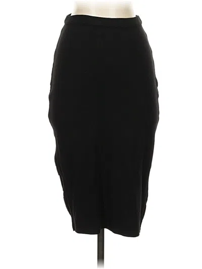 Pre-owned Bebe Formal Skirt In Black