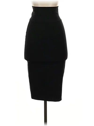 Pre-owned Bebe Formal Skirt In Black