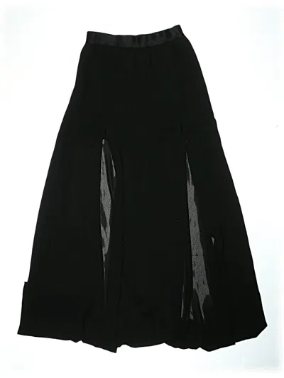 Pre-owned Bebe Formal Skirt In Black