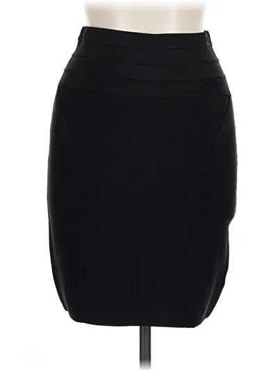 Pre-owned Bebe Formal Skirt In Black