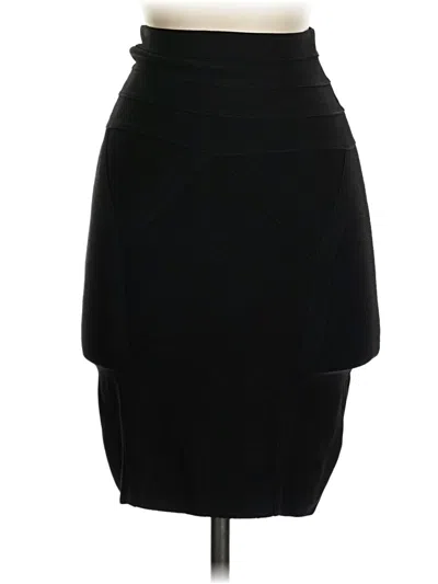 Pre-owned Bebe Formal Skirt In Black