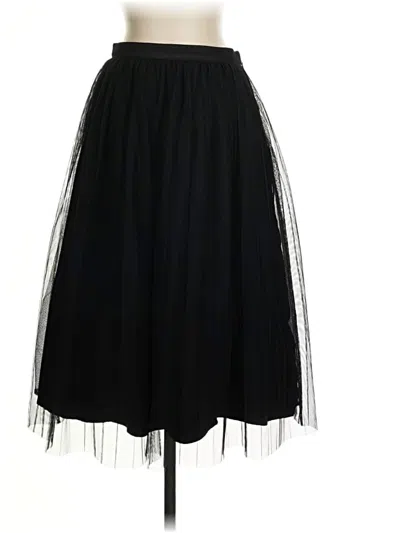 Pre-owned Bebe Formal Skirt In Black