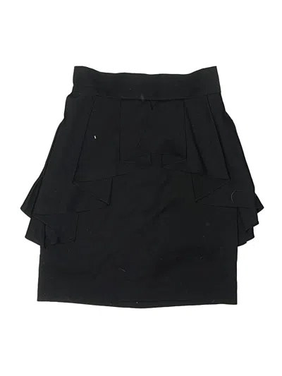 Pre-owned Bebe Formal Skirt In Black