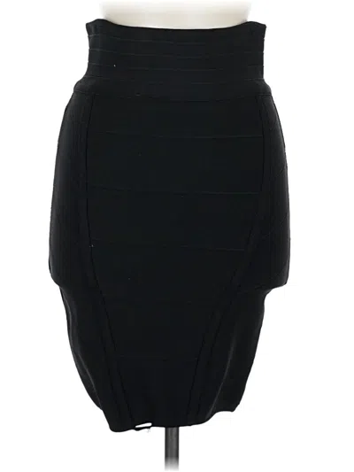 Pre-owned Bebe Formal Skirt In Black
