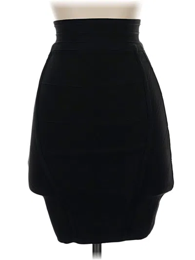 Pre-owned Bebe Formal Skirt In Black