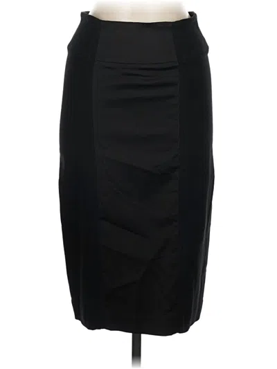 Pre-owned Bebe Formal Skirt In Black