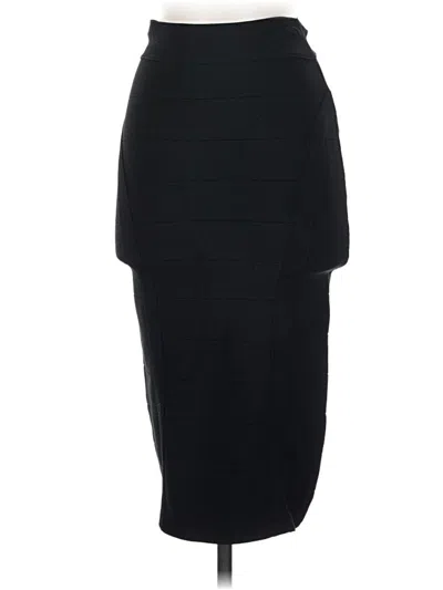 Pre-owned Bebe Formal Skirt In Black