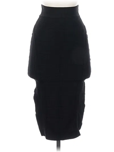 Pre-owned Bebe Formal Skirt In Black