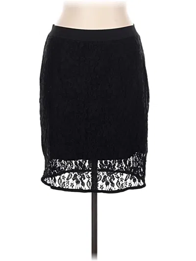 Pre-owned Bebe Formal Skirt In Black
