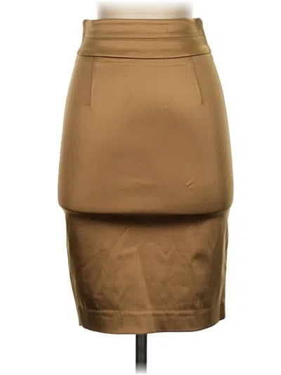 Pre-owned Bebe Formal Skirt In Brown