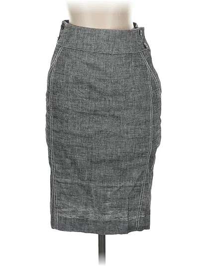 Pre-owned Bebe Formal Skirt In Gray