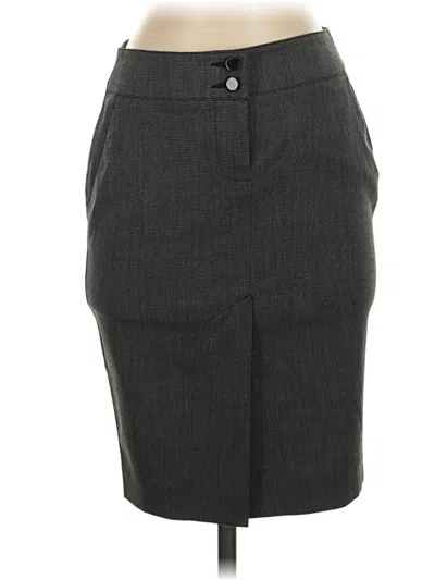 Pre-owned Bebe Formal Skirt In Gray