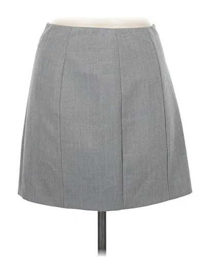 Pre-owned Bebe Formal Skirt In Gray