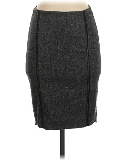 Pre-owned Bebe Formal Skirt In Gray