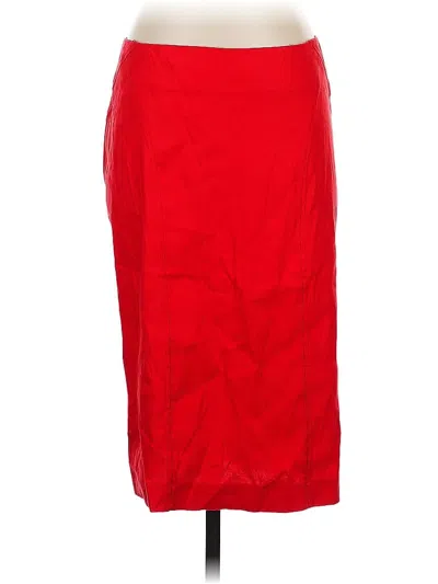 Pre-owned Bebe Formal Skirt In Red