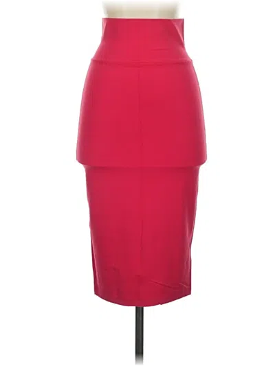 Pre-owned Bebe Formal Skirt In Red