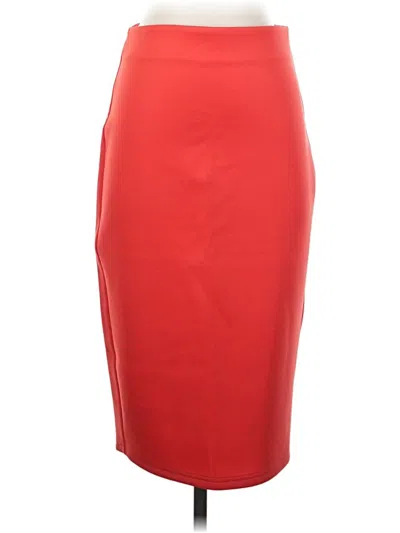 Pre-owned Bebe Formal Skirt In Red