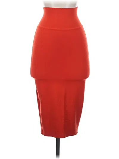 Pre-owned Bebe Formal Skirt In Red