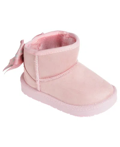Bebe Babies' Girls' Toddler 5t-10t Bow Detail Winter Boots In Multi