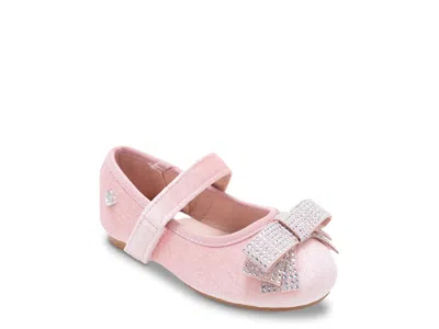 Bebe Giselle Mary Jane Flat Kids' In Light Pastel Pink