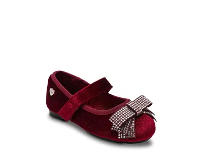 Bebe Giselle Mary Jane Flat Kids' In Red