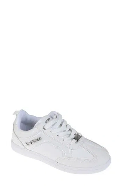 Bebe Glitter Sneaker In Silver