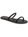 BEBE ISSY WOMENS SLIP ON DOUBLE STRAP SLIDE SANDALS