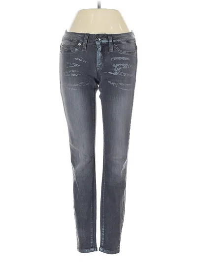 Pre-owned Bebe Jeans In Silver