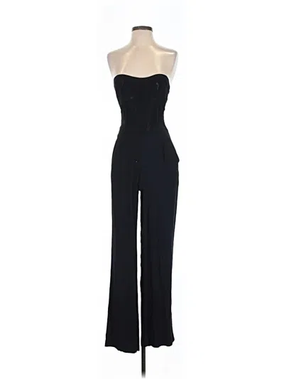 Pre-owned Bebe Jumpsuit In Black