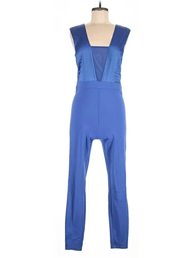 Pre-owned Bebe Jumpsuit In Blue