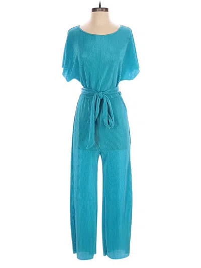 Pre-owned Bebe Jumpsuit In Blue