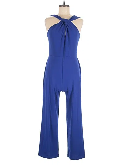Pre-owned Bebe Jumpsuit In Blue